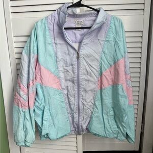 Vintage Women's Colorful Bomber Jacket
